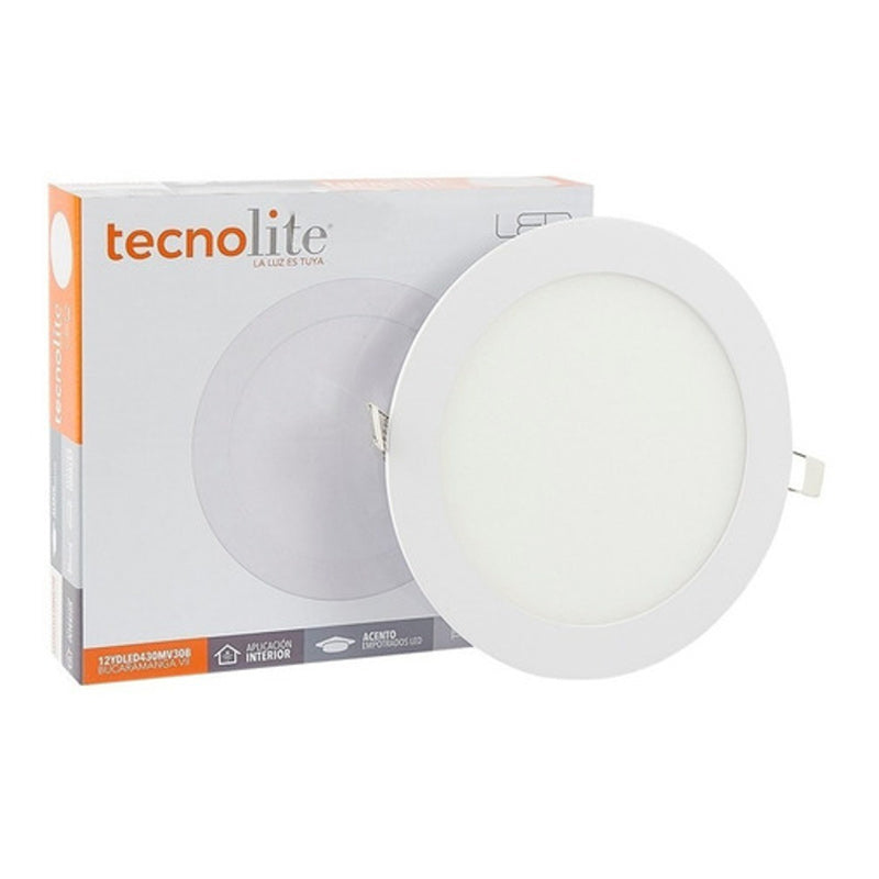 Empotrado LED Redondo Blanco Tecnolite