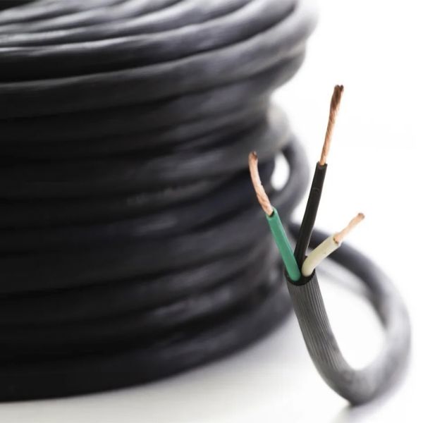 Cable termaflex portaelectrodos calibre 2/0, negro, rollo de 100 mts. CP-2/0 Condumex