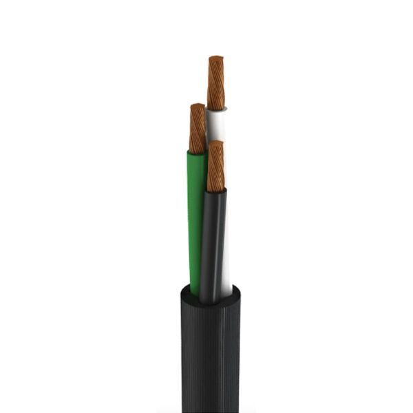 Cable de uso rudo 2 x 10 AWG, negro, rollo de 100 mts. UR-210 Iusa
