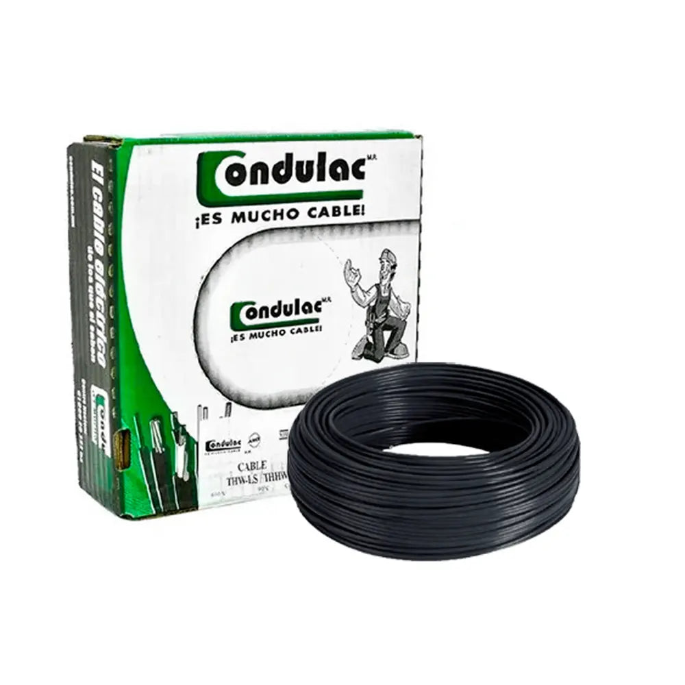 Cable Eléctrico Condulac THW-LS Negro